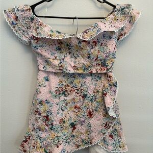 L'ATISTE Multicolor Floral Skirt Set